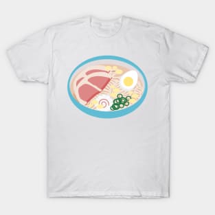 Anime Style Ramen Soup Bowl T-Shirt